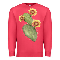 Cardinal opuntia phaeacantha Premium Sweatshirt - LillyAllenDesigns
