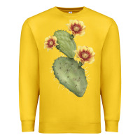 Lemon opuntia phaeacantha Premium Sweatshirt - LillyAllenDesigns