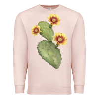 Pale Pink opuntia phaeacantha Premium Sweatshirt - LillyAllenDesigns