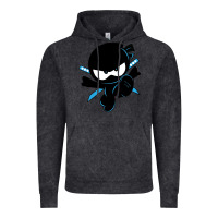 Vintage Black ninja kid Vintage Hoodie - Unal Design