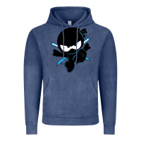 Vintage Denim ninja kid Vintage Hoodie - Unal Design
