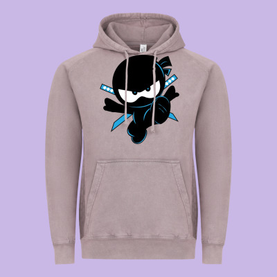 Vintage Hoodie ninja kid
