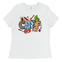 White chef Ladies Tee - AdoDesignShop