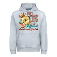 Heather Grey just because my path is different Urban Hoodie - Artiststas