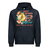 Navy just because my path is different Urban Hoodie - Artiststas