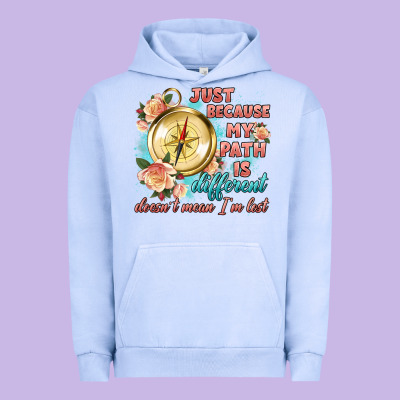 Just Because My Path Is Different Urban Hoodie Designed By Artiststas