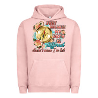 Pigment Salmon just because my path is different Urban Hoodie - Artiststas