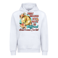 White just because my path is different Urban Hoodie - Artiststas