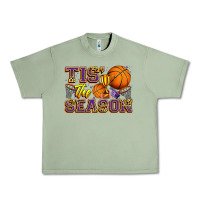 Oil Green tis' the season basketball Urban Heavy Tee - Zillion Design Studio