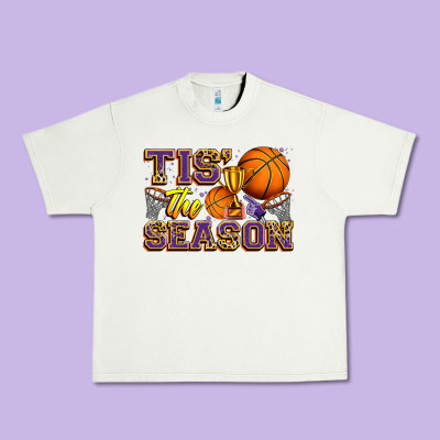 Tis' The Season Basketball Urban Heavy Tee Designed By Zillion Design Studio