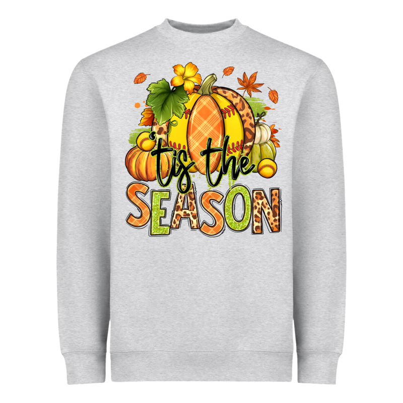 Tis' The Season Fall Softball Heavyweight Sweatshirt by RanaPortraitStore | Teevron