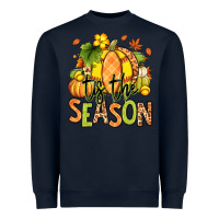 Navy Tis' the season Fall Softball Heavyweight Sweatshirt - RanaPortraitStore