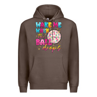 Coffee wake me when the ball drops Premium Hoodie - MaliasSmallBusiness