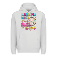 Dove Grey wake me when the ball drops Premium Hoodie - MaliasSmallBusiness