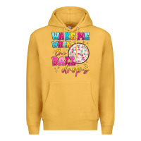 Mustard wake me when the ball drops Premium Hoodie - MaliasSmallBusiness