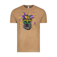 Vintage Camel mardi gras  mask pitbull Vintage Tee - RanaPortraitStore
