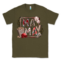 Army Green mama baseball Classic Tee - RacoonDesign