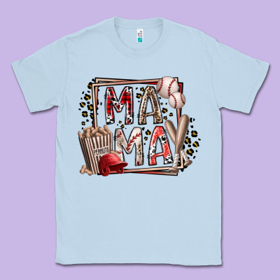 Mama Baseball Classic Tee Designed By Racoondesign