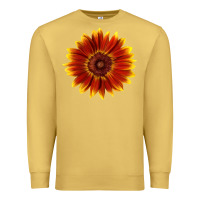 Antique Gold little becka sunflower Premium Sweatshirt - LillyAllenDesigns