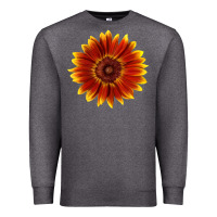 Charcoal Heather little becka sunflower Premium Sweatshirt - LillyAllenDesigns