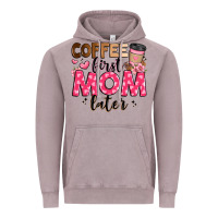 Vintage Zinc coffee first mom later Vintage Hoodie - JahusDesignShop