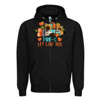 Black pre k let's do this Zipper Hoodie - JahusDesignShop