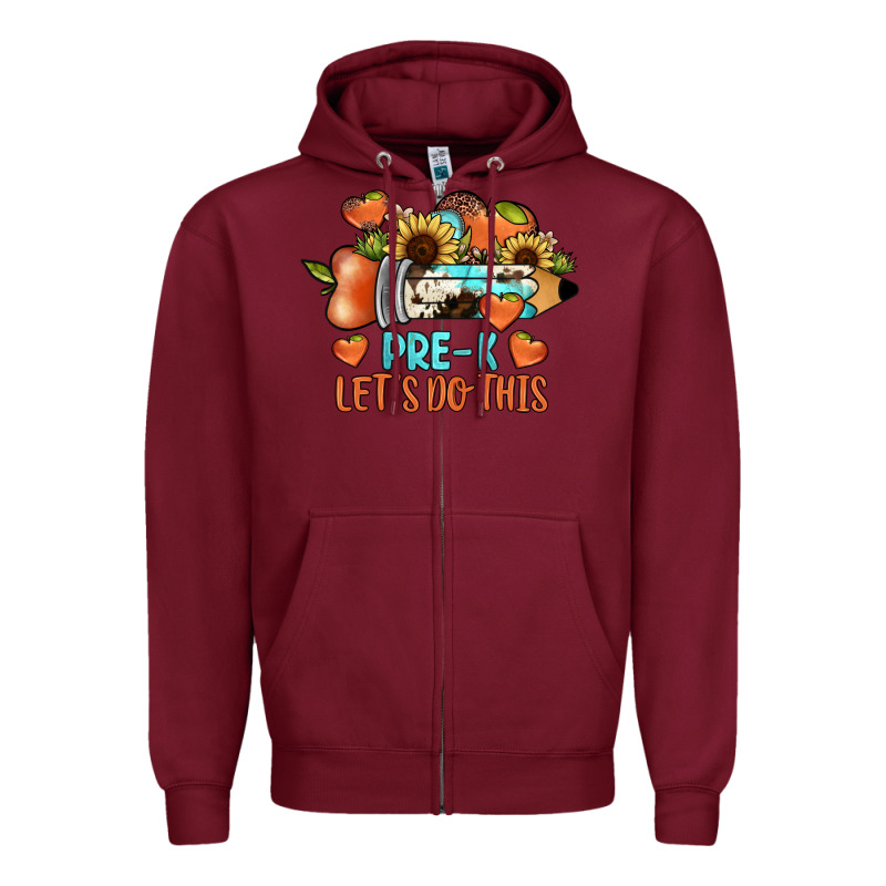 Pre K Let's Do This Zipper Hoodie by JahusDesignShop | Teevron