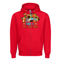 Red pre k let's do this Zipper Hoodie - JahusDesignShop