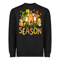 Black Tis' the season Fall American Football Heavyweight Sweatshirt - RanaPortraitStore
