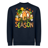 Navy Tis' the season Fall American Football Heavyweight Sweatshirt - RanaPortraitStore