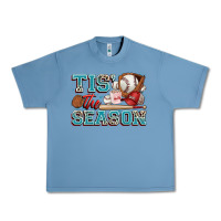Pebble Blue tis' the season baseball Urban Heavy Tee - Zillion Design Studio