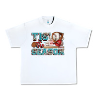 White tis' the season baseball Urban Heavy Tee - Zillion Design Studio