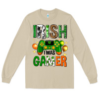 Mushroom irish i was gamer st. patricks day Long Sleeve Tee - Neo Western