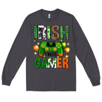 Smoke irish i was gamer st. patricks day Long Sleeve Tee - Neo Western