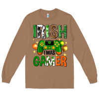 Toasted Coconut irish i was gamer st. patricks day Long Sleeve Tee - Neo Western