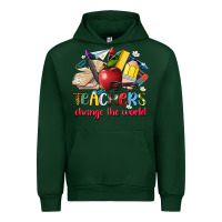 Forest Green teachers change the world Urban Hoodie - Artiststas