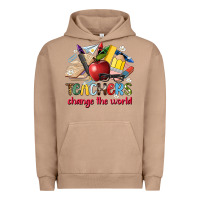 Pigment Burro teachers change the world Urban Hoodie - Artiststas