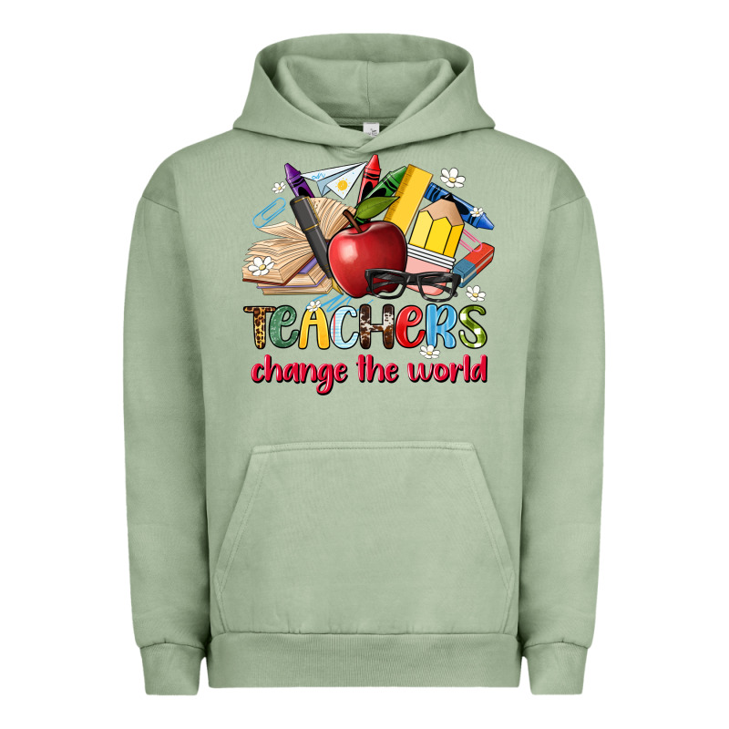 Teachers Change The World Urban Hoodie by Artiststas | Teevron
