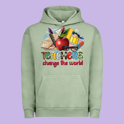 Teachers Change The World Urban Hoodie Designed By Artiststas