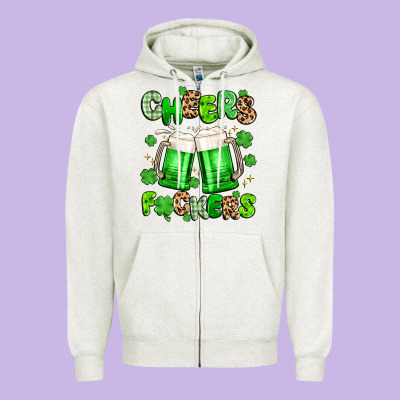 Cheers Fuckers Zipper Hoodie Designed By Artiststas