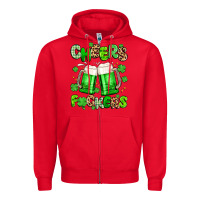 Red cheers fuckers Zipper Hoodie - Artiststas