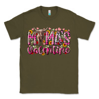 Army Green mama is valentine Classic Tee - RacoonDesign