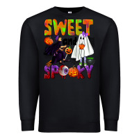Black Sweet and spooky Premium Sweatshirt - NancyCooperArtShop