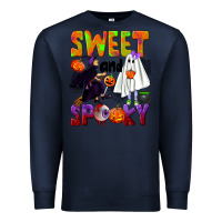 Navy Sweet and spooky Premium Sweatshirt - NancyCooperArtShop
