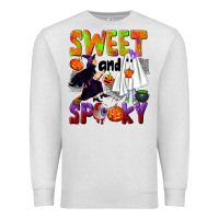 Oatmeal Heather Sweet and spooky Premium Sweatshirt - NancyCooperArtShop