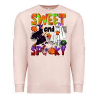 Pale Pink Sweet and spooky Premium Sweatshirt - NancyCooperArtShop