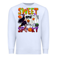 White Sweet and spooky Premium Sweatshirt - NancyCooperArtShop