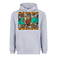 Heather Grey western boots and sunflowers tumbler Heavyweight Hoodie - Jasminsmagicworld