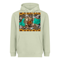 Matcha western boots and sunflowers tumbler Heavyweight Hoodie - Jasminsmagicworld