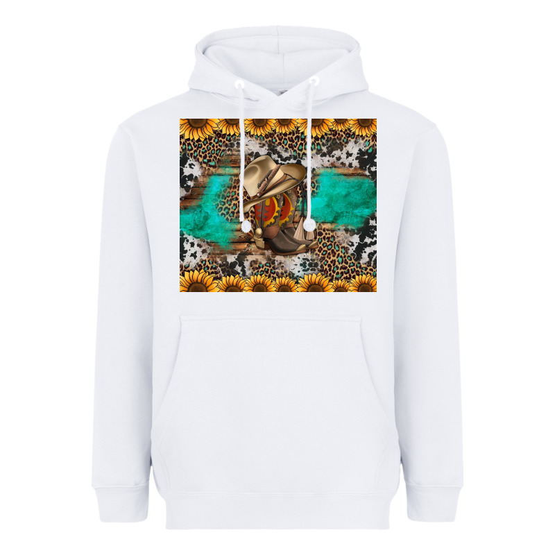 Western Boots And Sunflowers Tumbler Heavyweight Hoodie by Jasminsmagicworld | Teevron